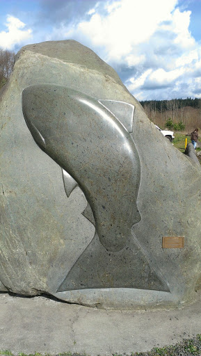 Fish Rock Sculpture 