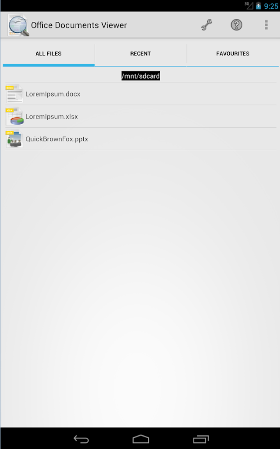 Office Documents Viewer (Full) - screenshot