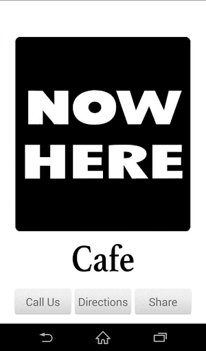 Nowhere Cafe