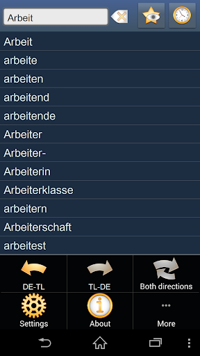 German Filipino dictionary