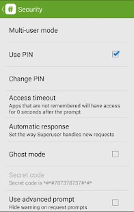 DroSU (Superuser for Android) Screenshots 1
