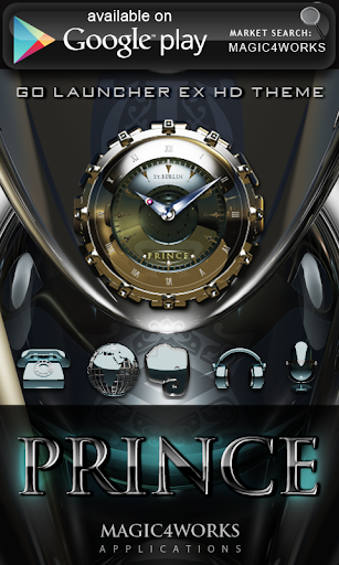 【免費生活App】Prince designer Clock Widget-APP點子