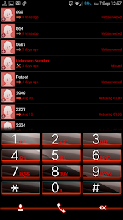 How to install ExDialer theme Red Neon Glass 1.0 unlimited apk for laptop