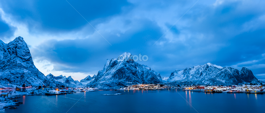 reine twilight by Ennio Pozzetti - Landscapes Mountains & Hills