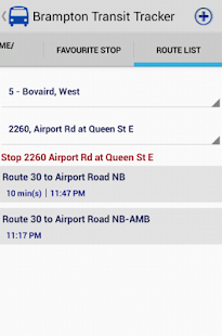 Brampton Transit Tracker Screenshots 3