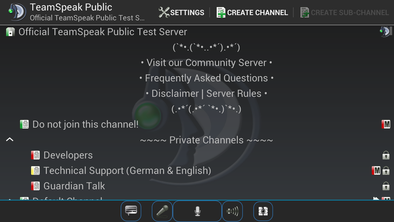 TeamSpeak 3 - screenshot