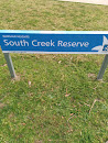 South Creek Reserve Sign