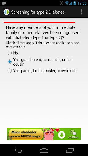 【免費健康App】Screening for Type 2 Diabetes-APP點子