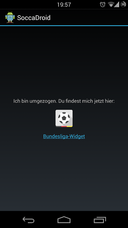 SoccaDroid Bundesliga+ Pro Screen 3
