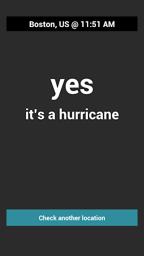 Is It Hurricane