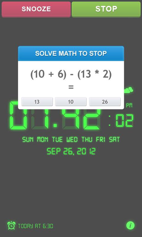 Digital Alarm Clock Pro - screenshot