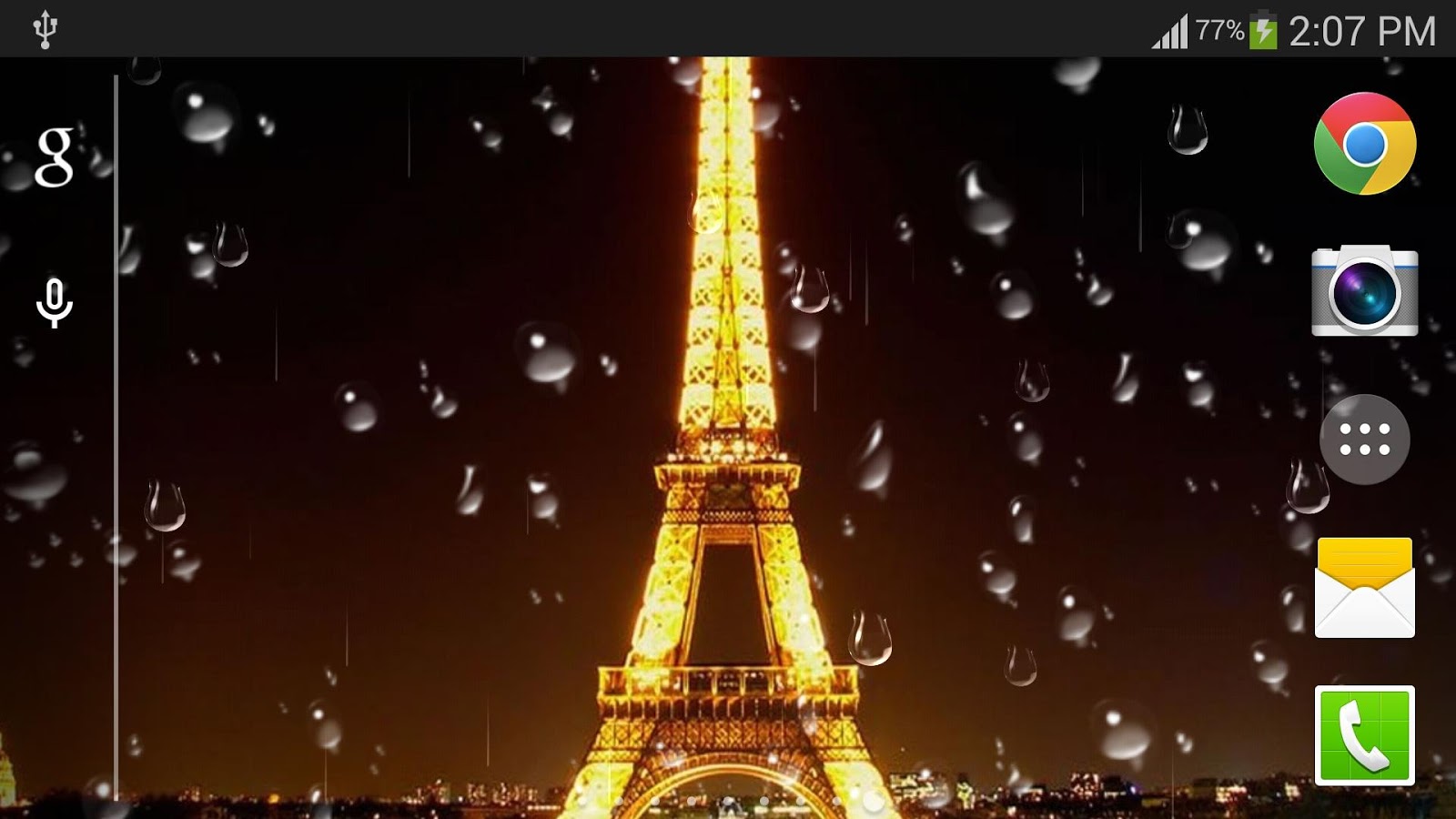 Rainy Wallpaper Paris Live PRO Apl Android Di Google Play
