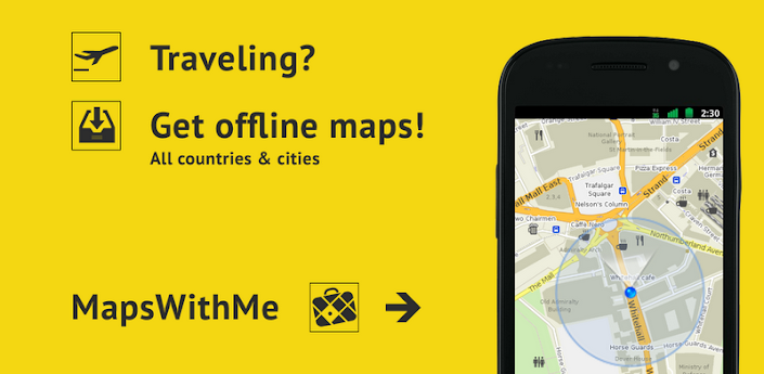 MapsWithMe Lite, Mappe offline