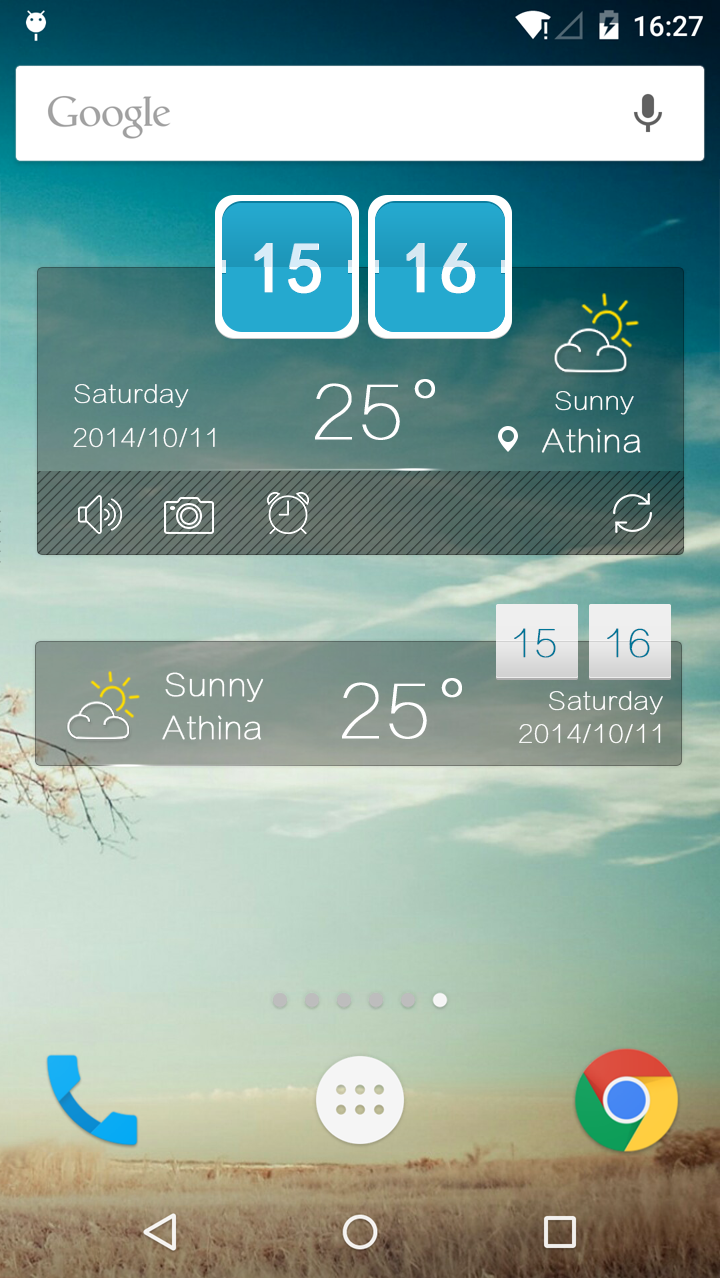 Weather Forecast Screen 1