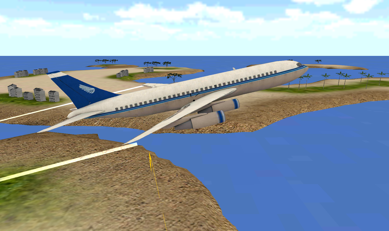   3D 비행기 시뮬레이터- 스크린샷 