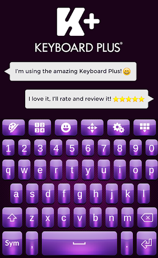 Purple Keyboard Theme