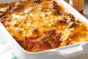 Beef Taco Lasagna