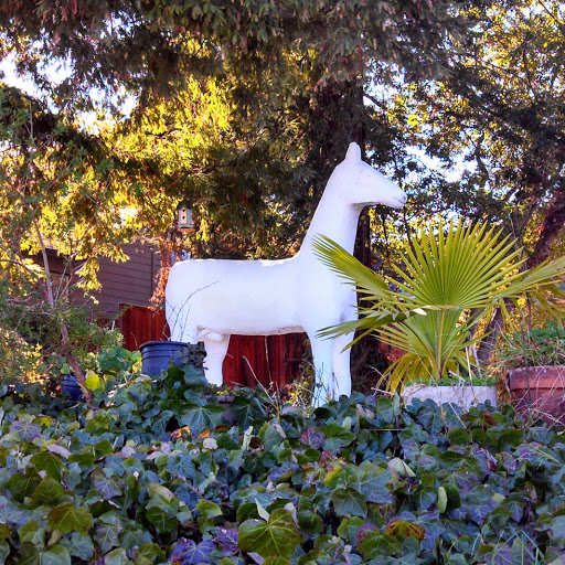 White Horse Sculpture