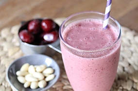 Cherry-Almond Smoothies