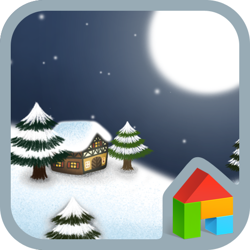 snowy night 도돌런처테마 個人化 App LOGO-APP開箱王