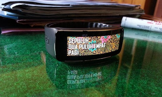 Gearfit TextClock Indonesia Screenshots 2