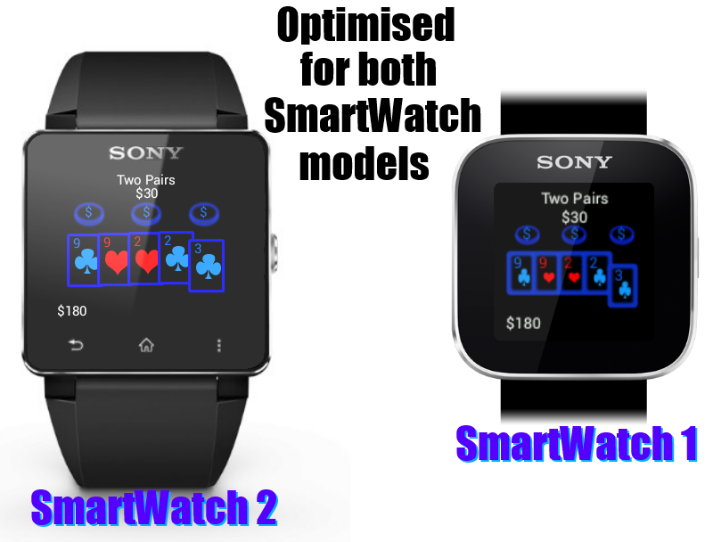 SmartWatch 2 Poker Screen 2