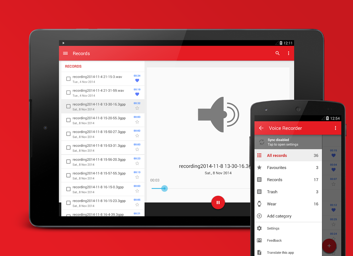 Приложения на Google Play – диктофон
