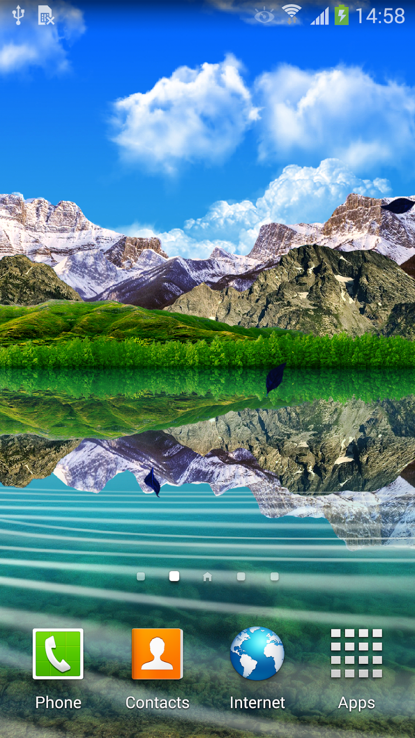 Landscape Live Wallpaper Screen 3