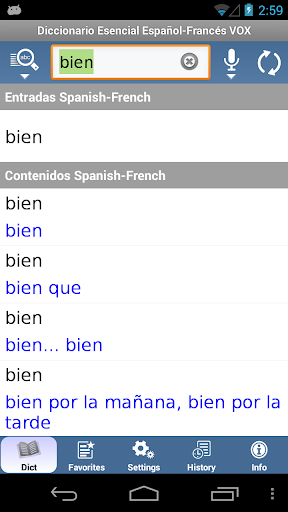 【免費書籍App】VOX French-Spanish dictionary-APP點子