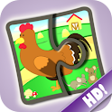 Kids Jigsaw Puzzles Farm HD
