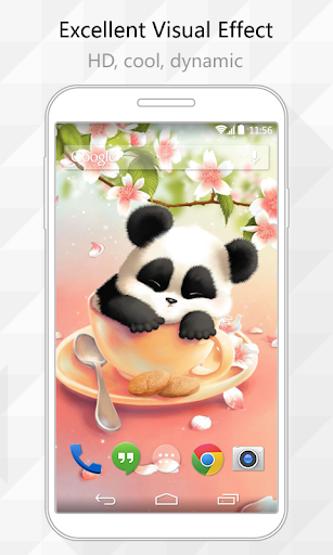 Dozing panda Live Wallpaper