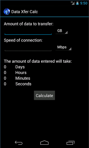 Data Xfer Calc