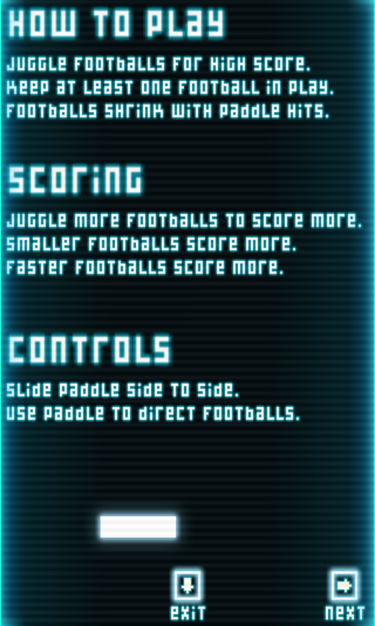 Juggle! Soccer Screen 2