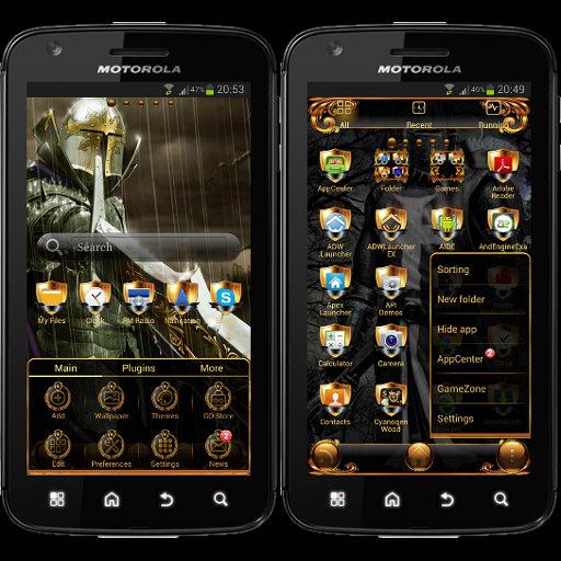 Black Knight GO Launcher Theme LOGO-APP點子