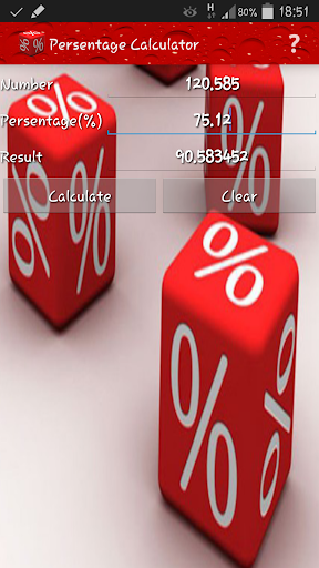 Persentage Calculator