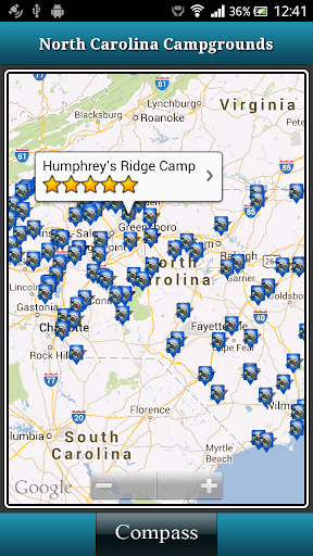 North Carolina Campgrounds