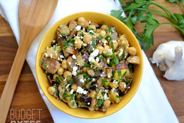 Scallion Herb Chickpea Salad