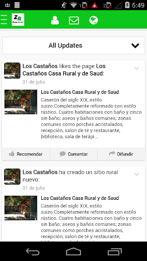 Zona Rural - Casas Rurales