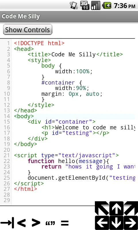   ‪Syntax Highlighted Code Editor‬‏- لقطة شاشة 