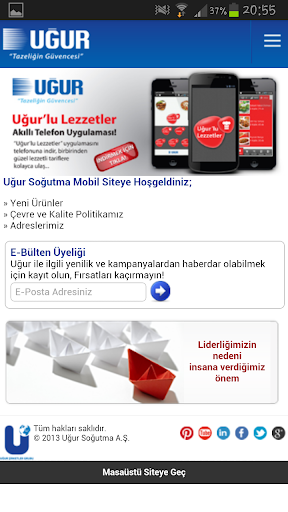 Uğur Soğutma Mobil Site