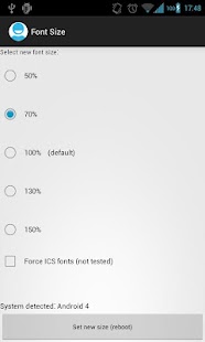Free Download Font Size Editor donate ICS/GB APK for Android