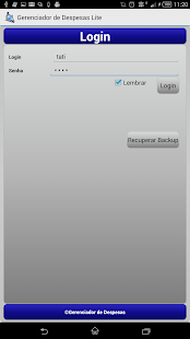 Captura de pantalla de la aplicacion Android Account Manager