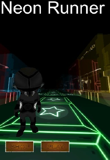 Neon Runner HD 3D Free