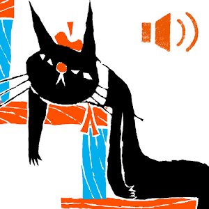 くろねころびんちゃん「びろーん」ナレーション付き logo