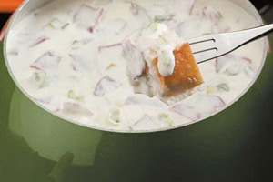 Creamy Chipped Beef Fondue