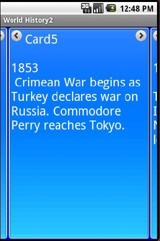 Android application World History 1850-1945 A.D. screenshort