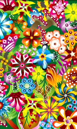 Retro Flowers Live Wallpaper