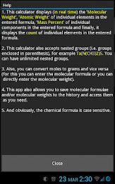 ExN Molecular Weight Calc Free poster 3