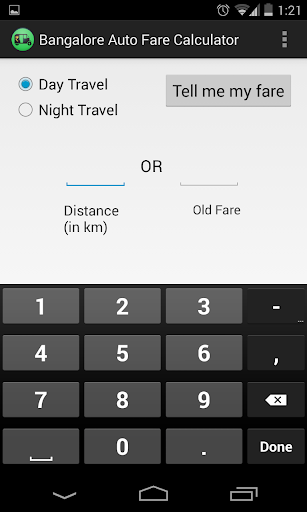 【免費旅遊App】Bangalore Auto Fare Calculator-APP點子