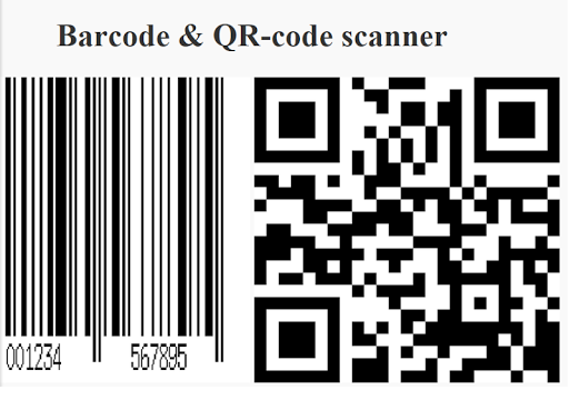 Barcode QR code scanner